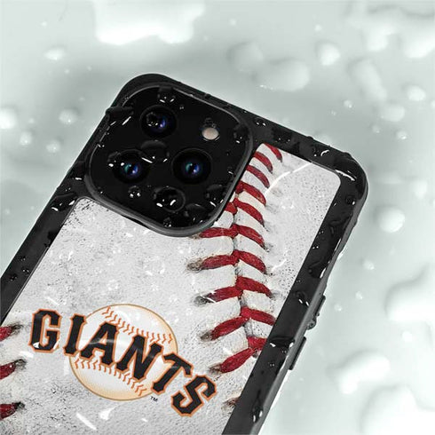 MLB San Francisco Giants Game Ball iPhone 15 Pro Waterproof Case